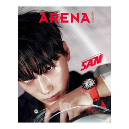 ARENA HOMME+ August 2025 ATEEZ SAN
