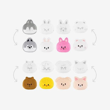 Stray Kids <dominATE : celebrATE> Merch (SKZOO REVERSIBLE FACE POUCH)