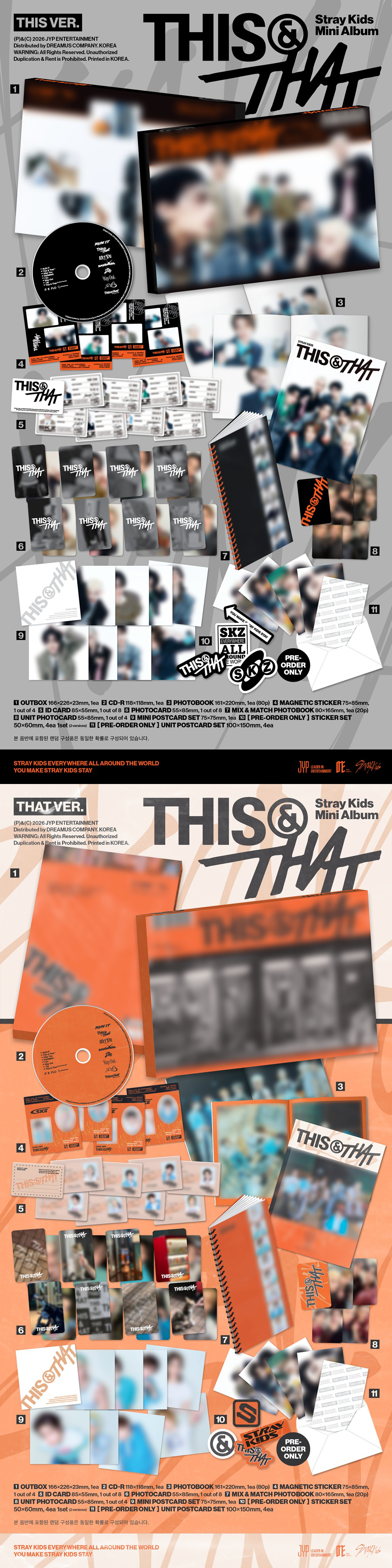 STRAY KIDS 10TH MINI ALBUM - THIS & THAT