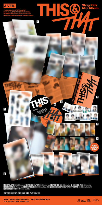 STRAY KIDS 10TH MINI ALBUM - THIS & THAT (& VER.)