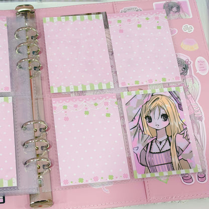 MINS STUDIOS Sweet Clover Binder Pocket Paper
