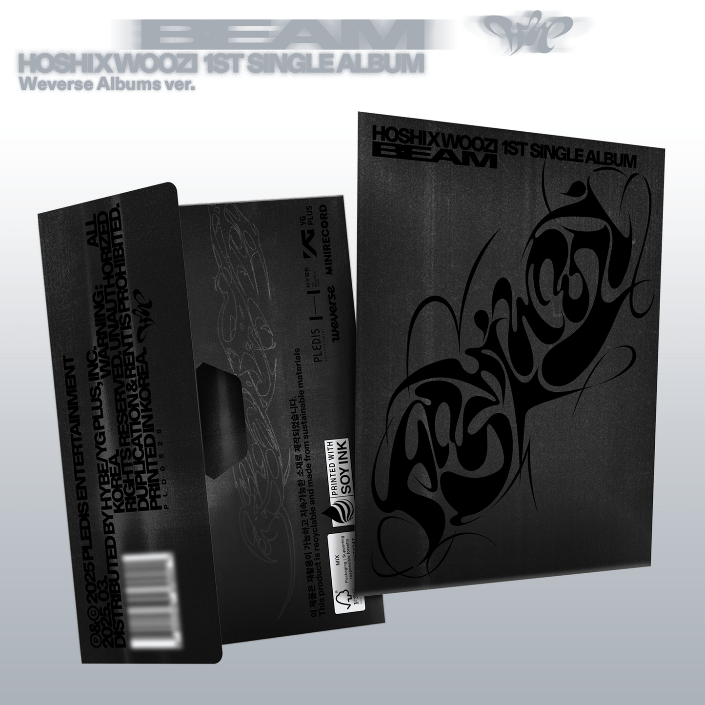 HOSHI X WOOZI (SEVENTEEN) - 1st Single Album [BEAM] (Weverse Albums ver.) (POB Included)