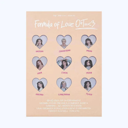 TWICE - VOL.3 [FORMULA OF LOVE : O+T=<3]