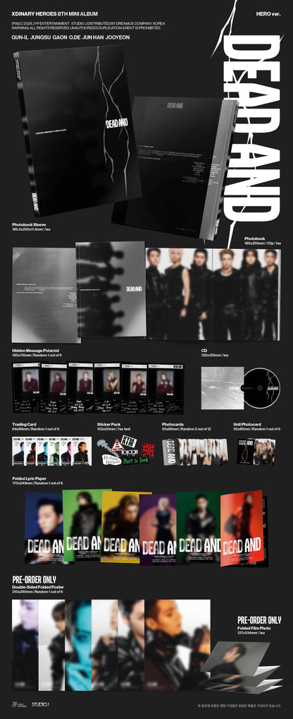XDINARY HEROES 8TH MINI ALBUM - DEAD AND