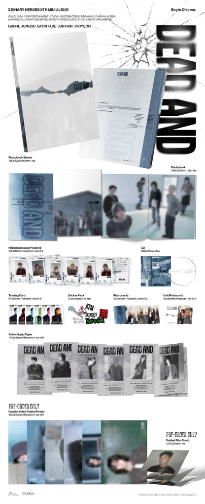 XDINARY HEROES 8TH MINI ALBUM - DEAD AND