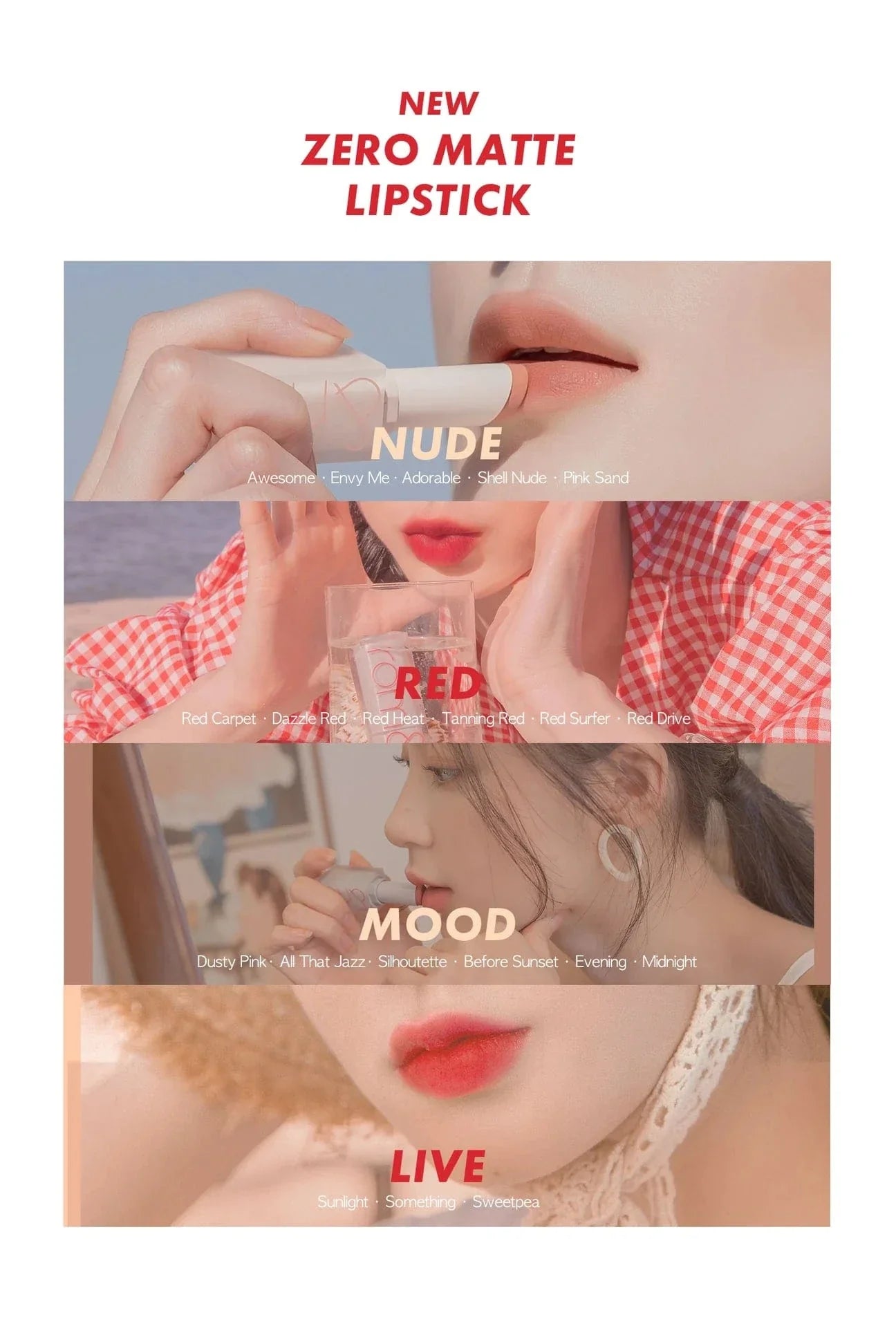 ROM&ND Zero Matte Lipstick